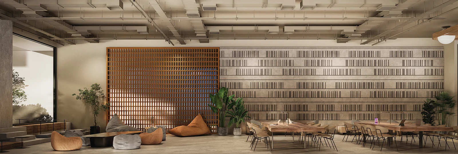 Artist impression of Co-working Sanctuary at ARRA Residences